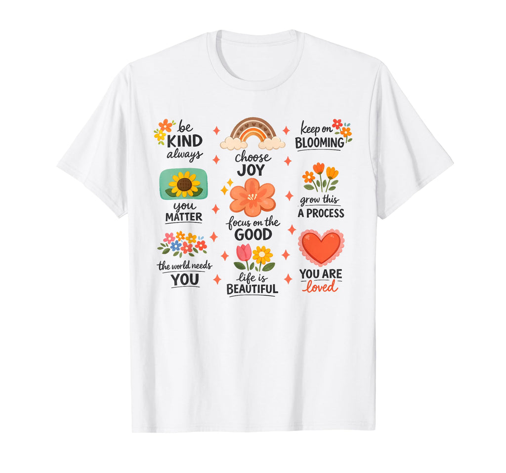 Mental Health Anxiety Be Kind Happiness T-Shirt - Trendy Graphic Unisex - T-Shirt, Sweatshirt, Hoodie