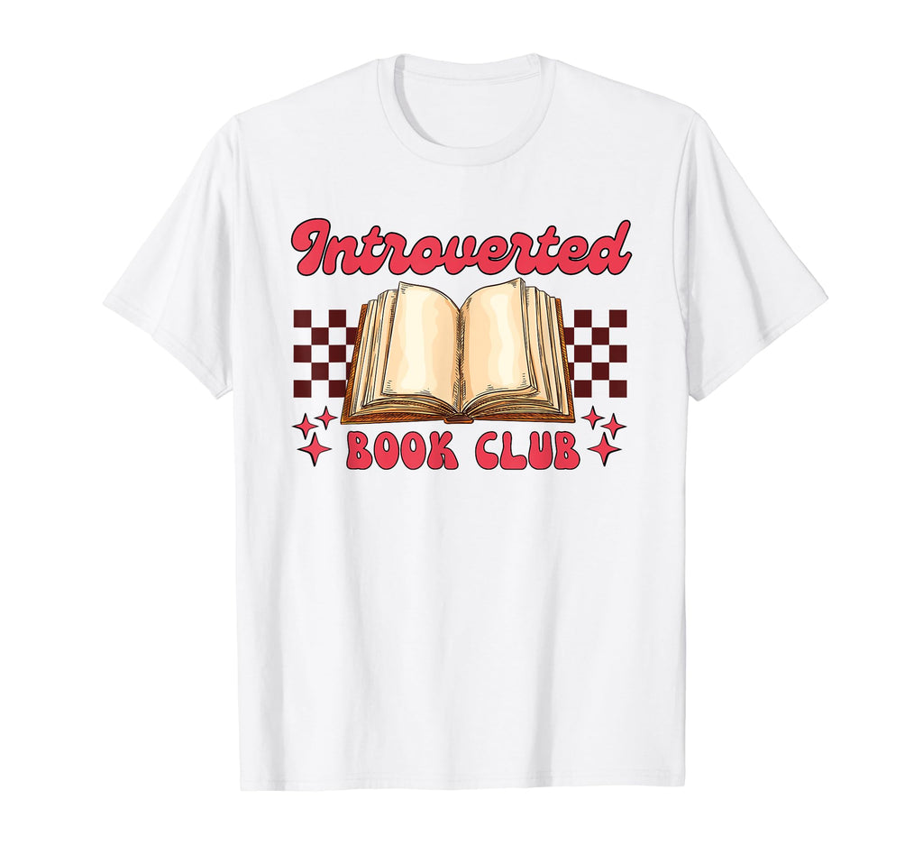 Introverted Book Club Bookish T-Shirt - Aesthetic Graphic Men Women - T-Shirt, Sweatshirt, Hoodie