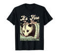 Anxiety Opossum Its Fine Im Fine T-Shirt - Graphic Print Unisex - T-Shirt, Sweatshirt, Hoodie