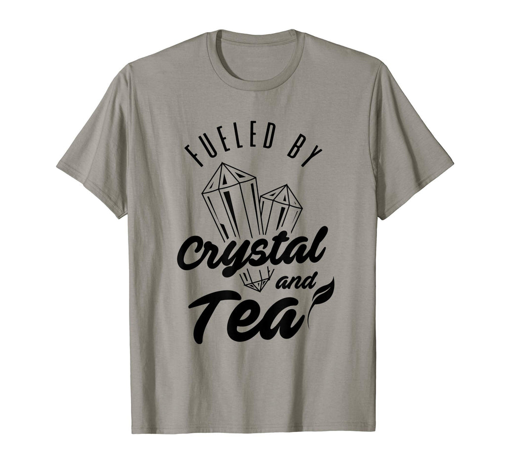 Crystal And Tea Fueled Energy Rock T-Shirt - Aesthetic Graphic Men Women - T-Shirt, Sweatshirt, Hoodie
