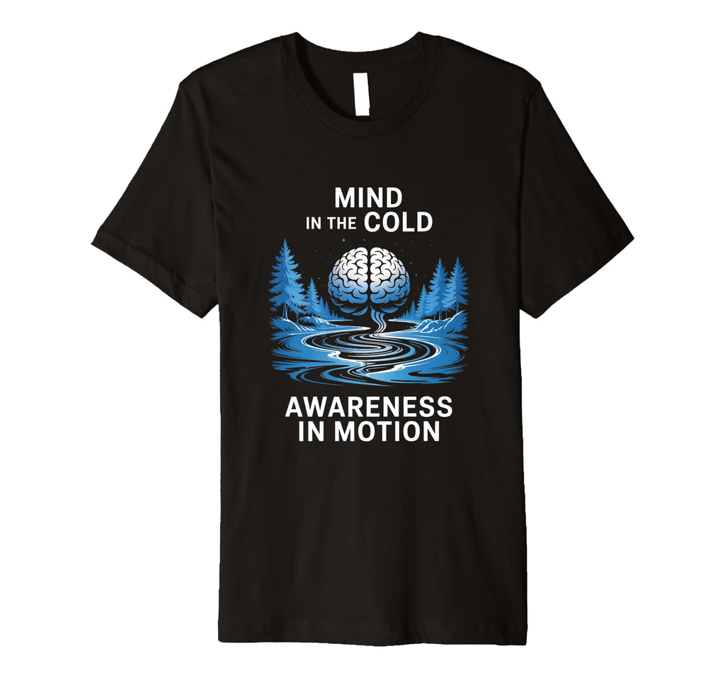 Cold Plunge Mindful Breathwork T-Shirt - Aesthetic Graphic for Adults - T-Shirt, Sweatshirt, Hoodie