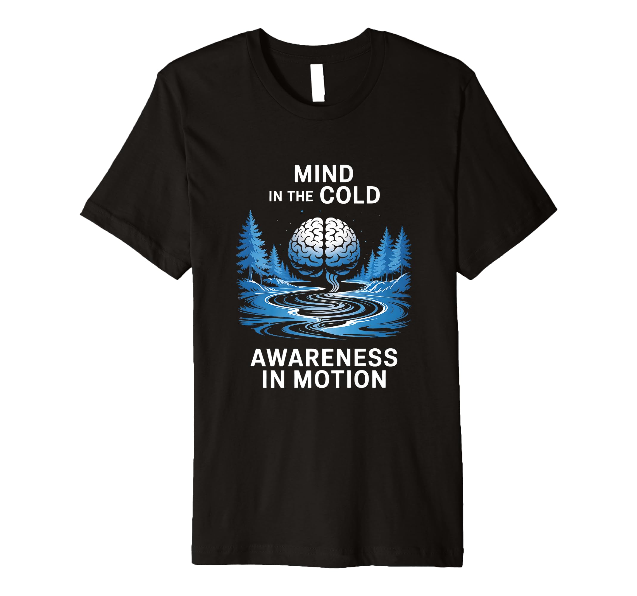 Cold Plunge Mindful Breathwork T-Shirt - Aesthetic Graphic for Adults - T-Shirt, Sweatshirt, Hoodie
