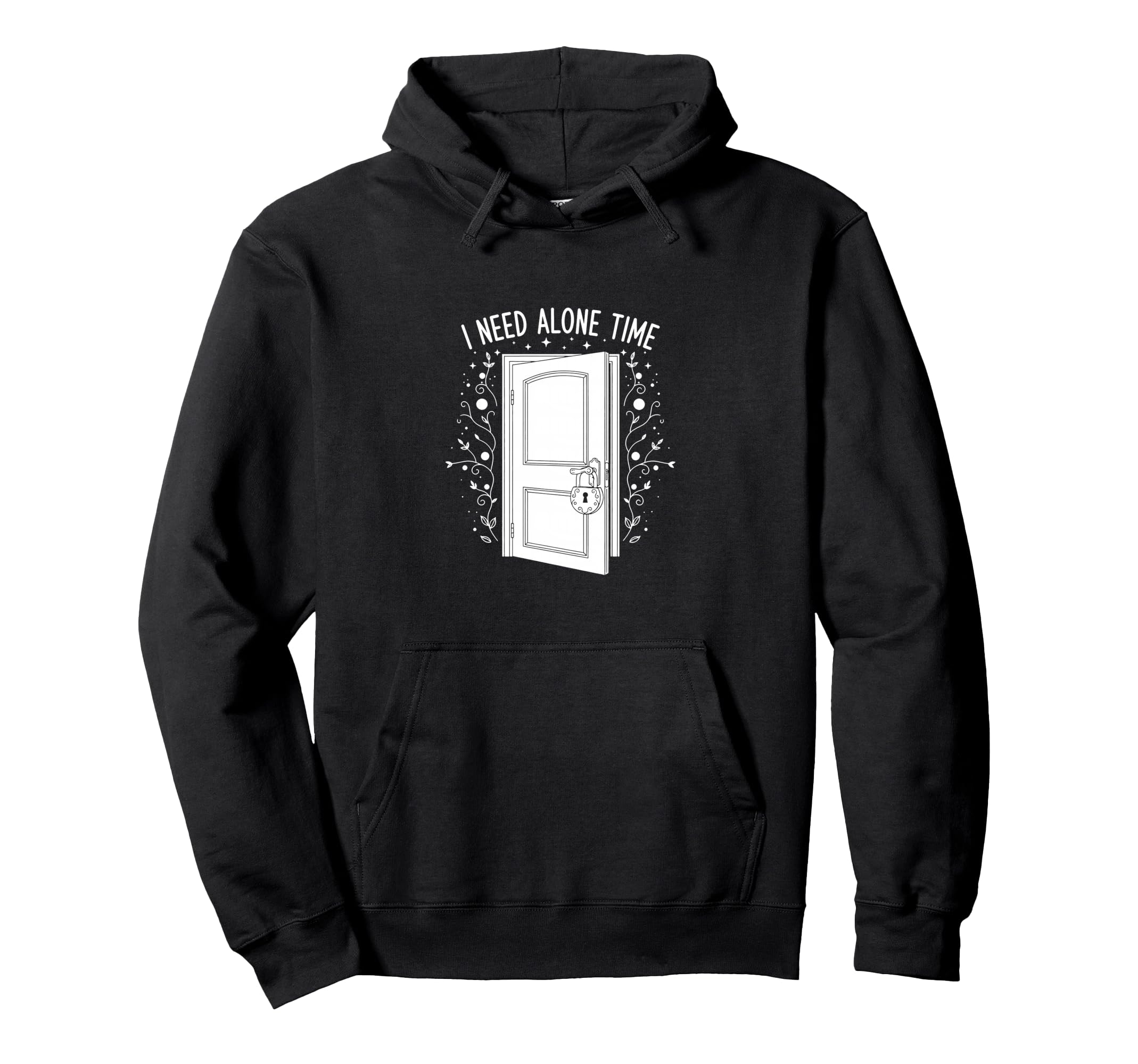 I Need Alone Time Introvert Hoodie - Fun Novelty Design Men Women - T-Shirt, Sweatshirt, Hoodie