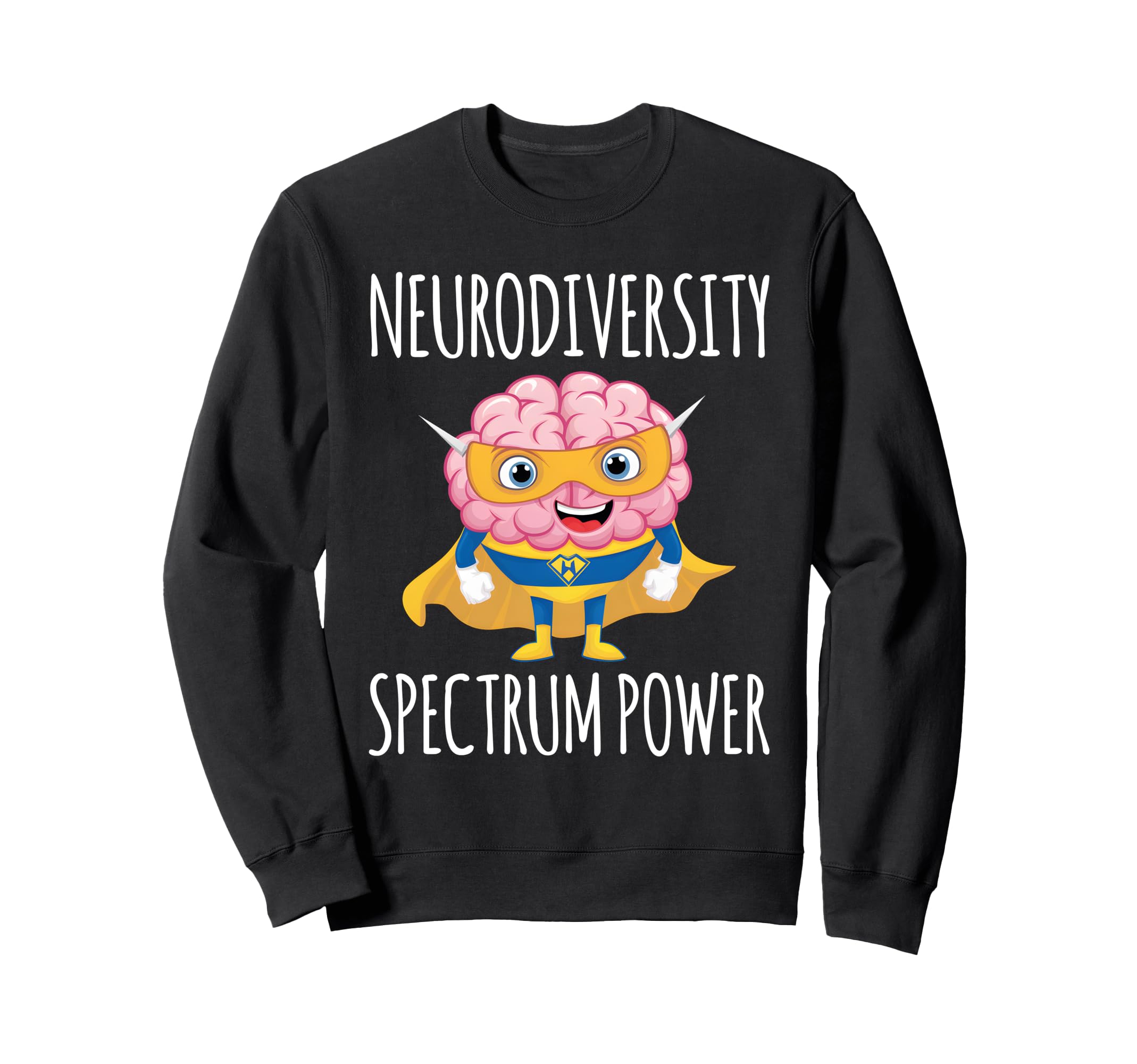 Neurodiversity Spectrum Power Asd Sweatshirt - Graphic Print for Adults - T-Shirt, Sweatshirt, Hoodie