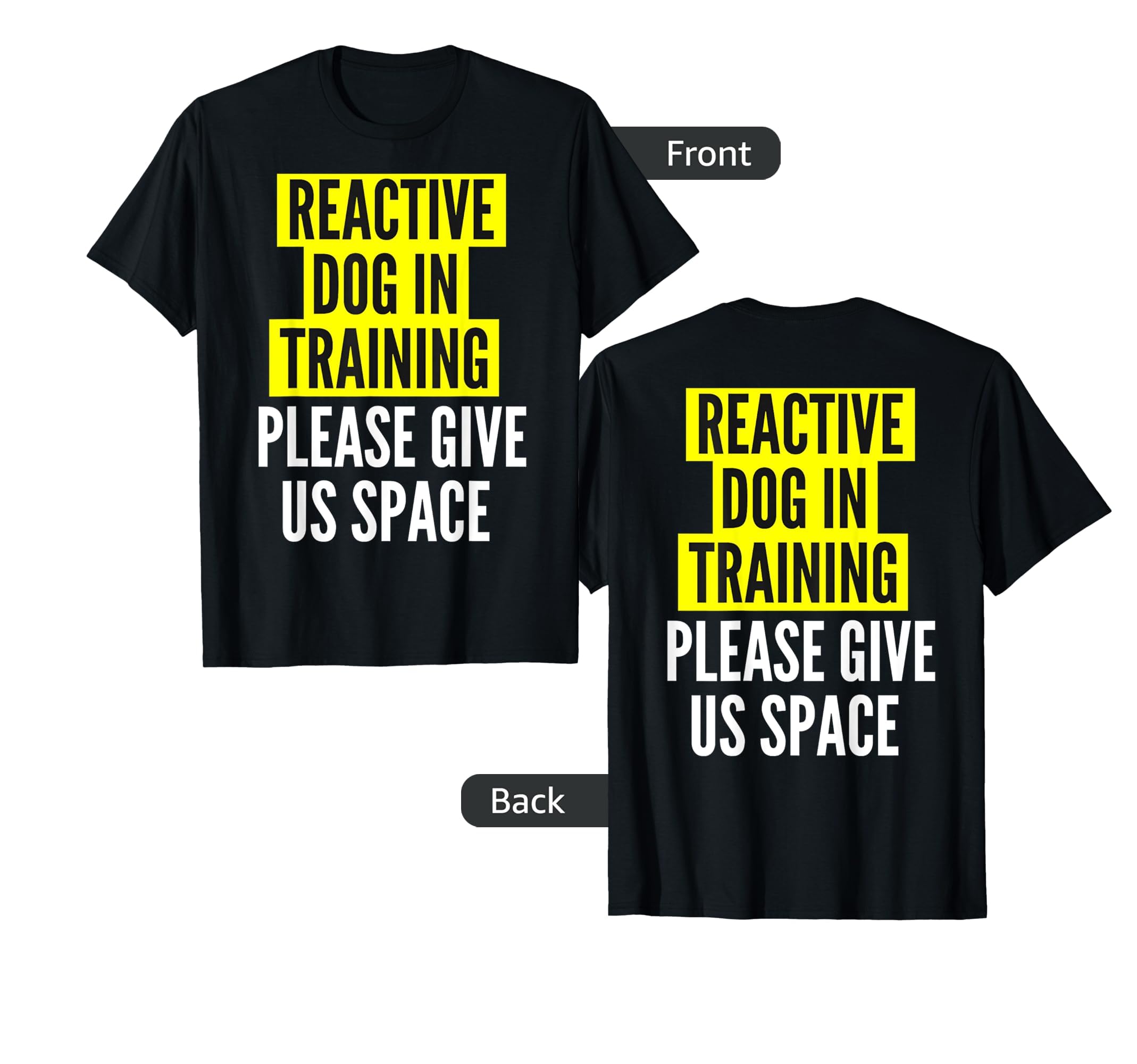 Reactive Dog Training Nervous Dog T-Shirt - Minimalist Print for Adults - T-Shirt, Sweatshirt, Hoodie