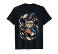 Magical Cat Wizard Book T-Shirt - Streetwear Style for Adults - T-Shirt, Sweatshirt, Hoodie