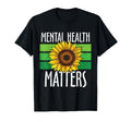 Green Sunflower Mental Health Matters T-Shirt - Trendy Graphic Men Women - T-Shirt, Sweatshirt, Hoodie