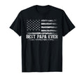 Best Papa Ever American Flag Fathers Day T-Shirt - Unique Graphic Unisex - T-Shirt, Sweatshirt, Hoodie