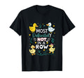 Funny Most Definitely Not All Row Duck T-Shirt - Trendy Graphic for Adults - T-Shirt, Sweatshirt, Hoodie