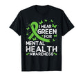 I Wear Green Mental Health Awareness T-Shirt - Trendy Graphic Men Women - T-Shirt, Sweatshirt, Hoodie