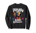 Best Therapy Is Golden Retriever Dog Mom Sweatshirt - Graphic Print Unisex - T-Shirt, Sweatshirt, Hoodie