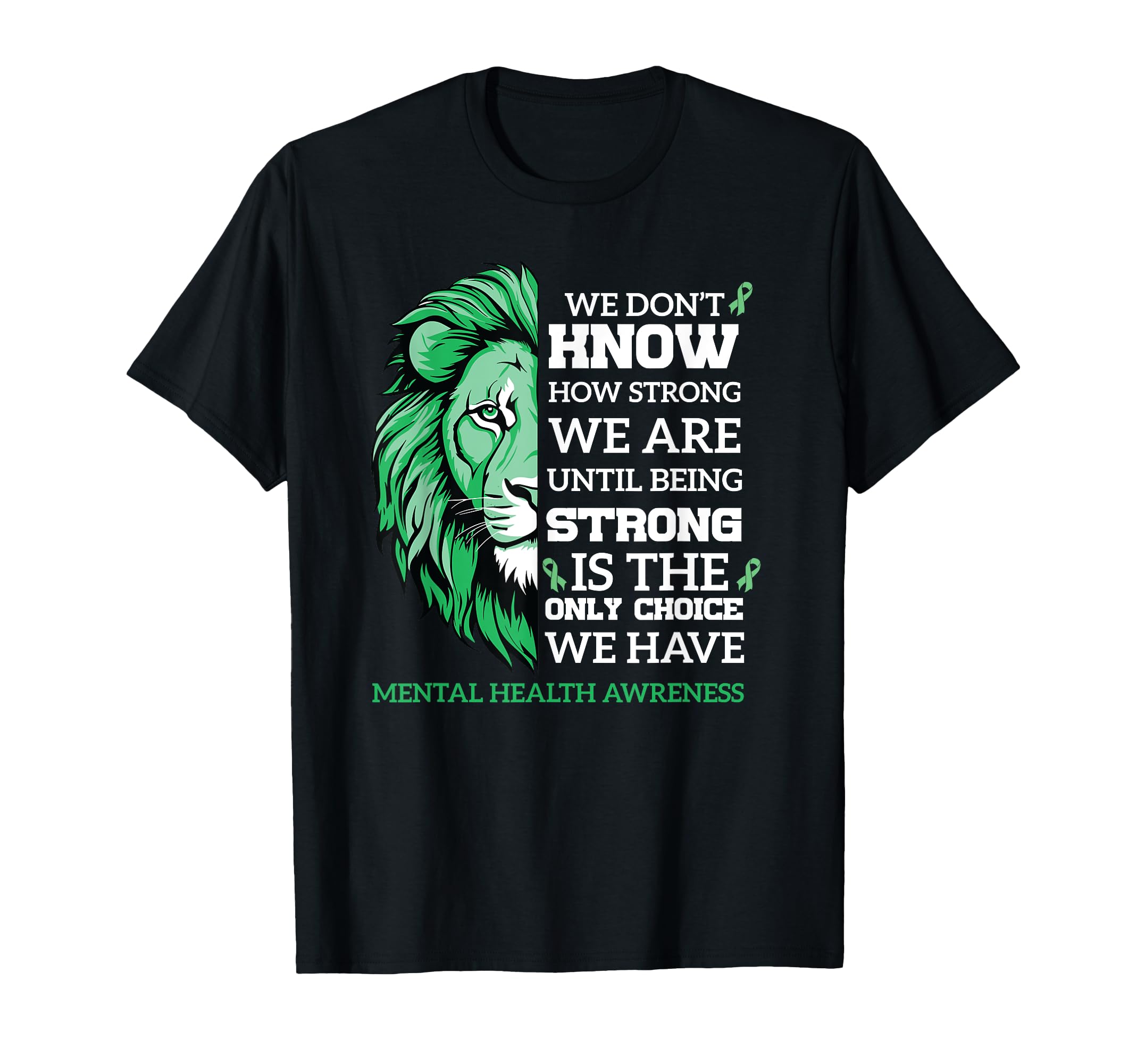 Mental Health Awareness Month End Stigma T-Shirt - Graphic Print Unisex - T-Shirt, Sweatshirt, Hoodie