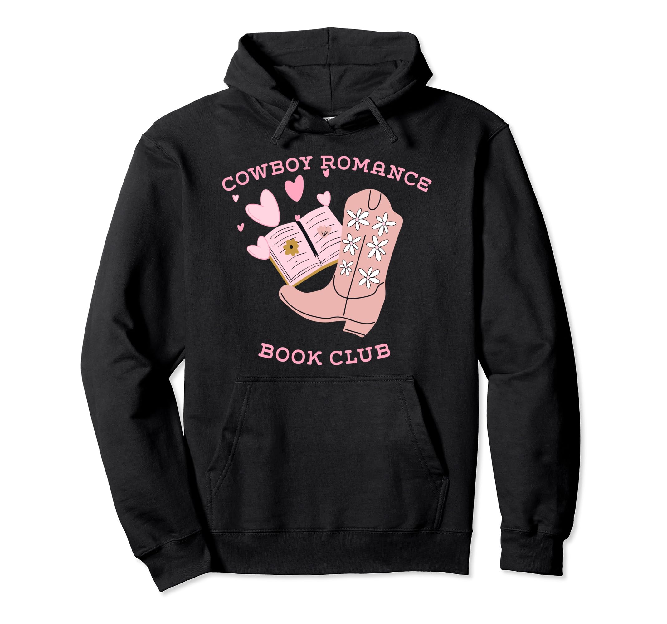 Cowboy Romance Book Club Cowboy Book Hoodie - Trendy Graphic Men Women - T-Shirt, Sweatshirt, Hoodie