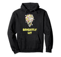 Brightly Lit Book Nerd Book Reading Hoodie - Custom Art Print Unisex - T-Shirt, Sweatshirt, Hoodie