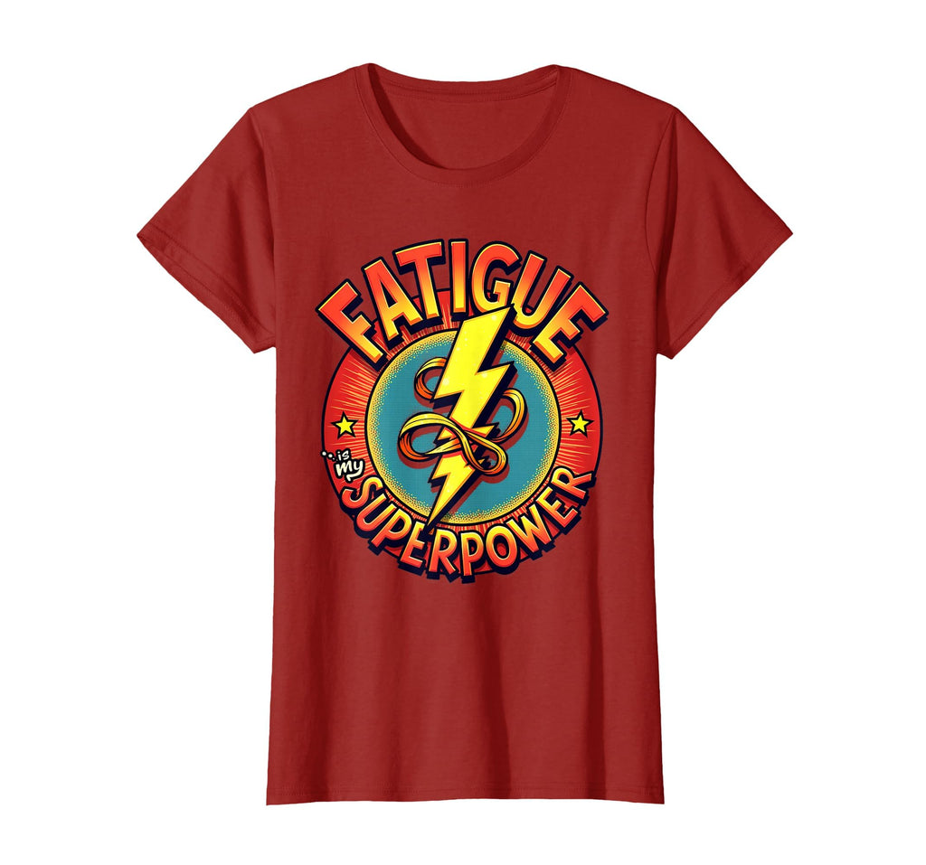 Fatigue Is My Superpower Ms Warrior T-Shirt - Unique Graphic for Adults - T-Shirt, Sweatshirt, Hoodie
