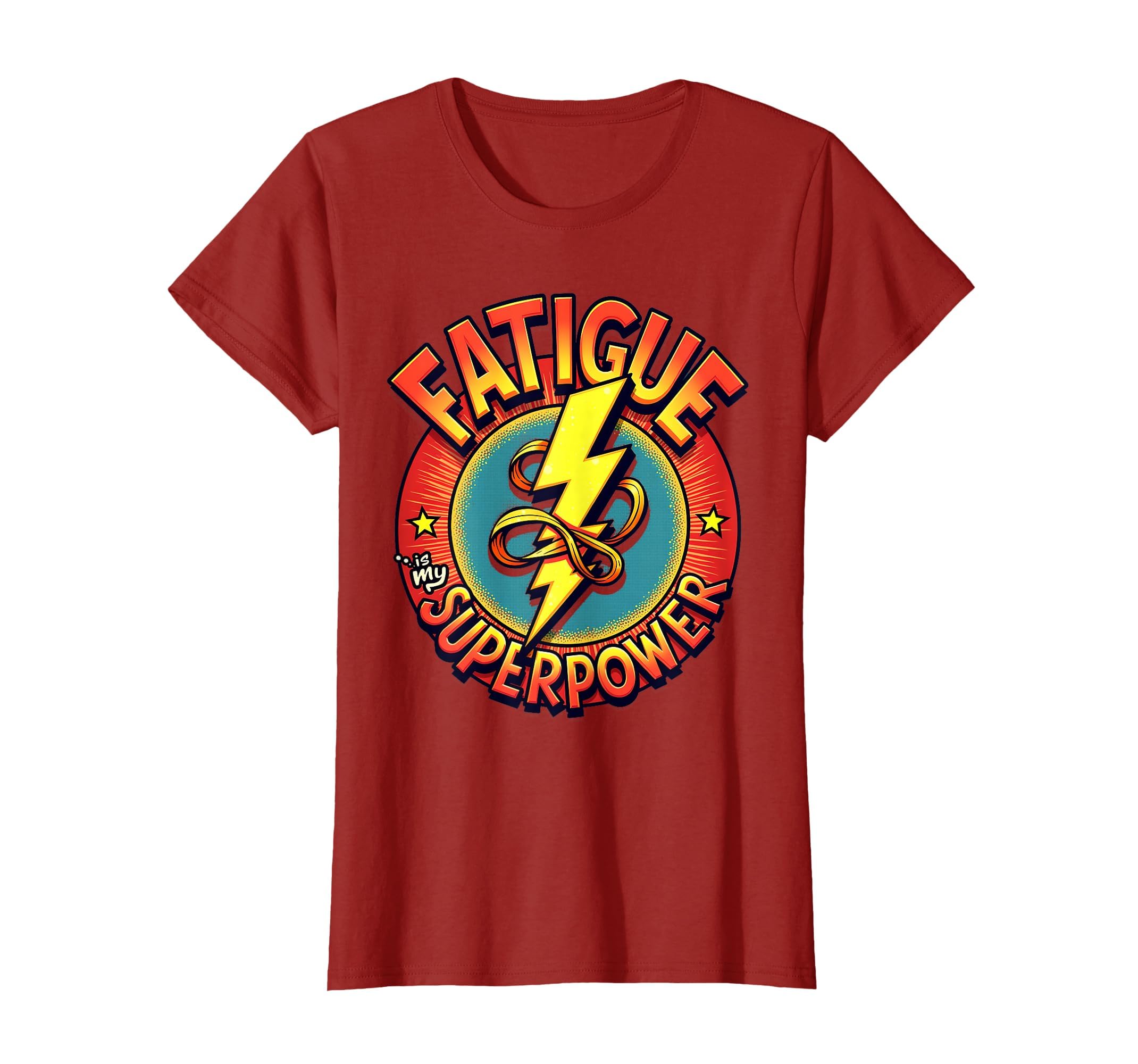 Fatigue Is My Superpower Ms Warrior T-Shirt - Unique Graphic for Adults - T-Shirt, Sweatshirt, Hoodie