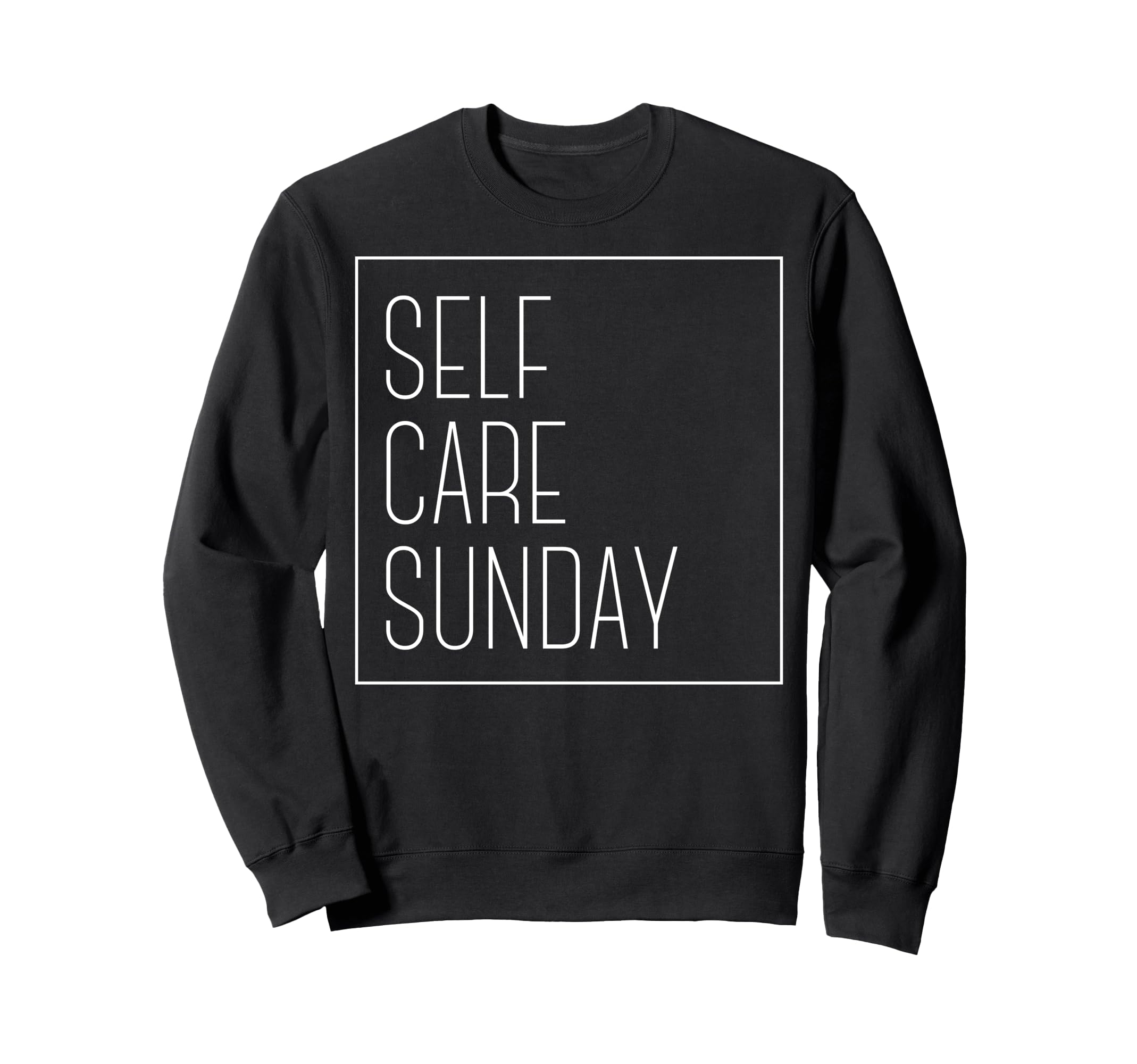 Self Care Sunday Box Sketch Sweatshirt - Custom Art Print Unisex - T-Shirt, Sweatshirt, Hoodie