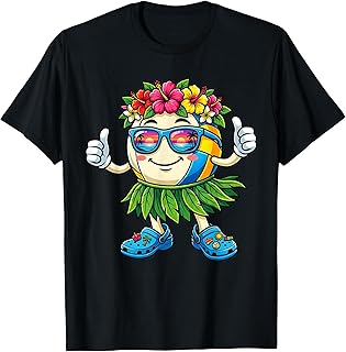 Hawaiian Volleyball Hawaii Tropical Beach Summer Vacation T-Shirt Unisex T-shirt, Sweatshirt, Hoodie, Long Sleeve Tee - T-Shirt, Sweatshirt, Hoodie