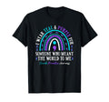 Suicide Prevention I Wear Teal And T-Shirt - Minimalist Print Unisex - T-Shirt, Sweatshirt, Hoodie
