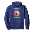 Antisocial Butterfly Funny Gift Hoodie - Graphic Print Men Women - T-Shirt, Sweatshirt, Hoodie