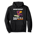 Funny Bookworm Fantasy Animal Book Hoodie - Unique Graphic for Adults - T-Shirt, Sweatshirt, Hoodie