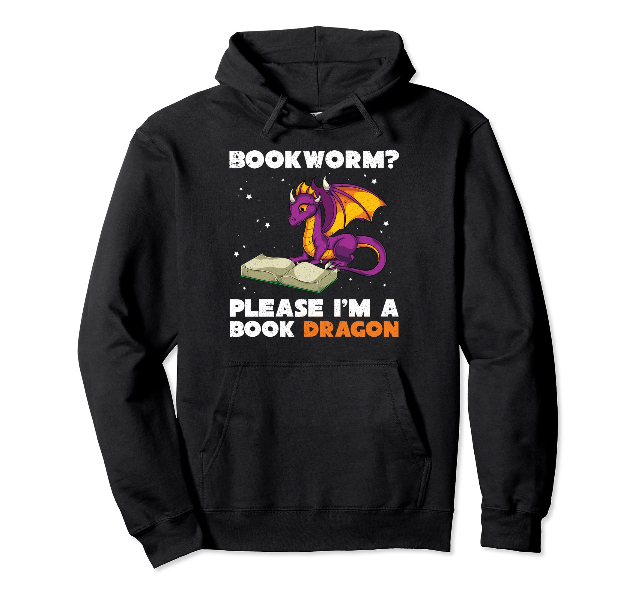 Funny Bookworm Fantasy Animal Book Hoodie - Unique Graphic for Adults - T-Shirt, Sweatshirt, Hoodie