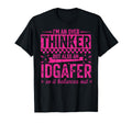 Sarcastic Overthinker Idgaf T-Shirt - Trendy Graphic Unisex - T-Shirt, Sweatshirt, Hoodie