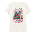 Just Who Loves Dragons And Books Tri T-Shirt - Streetwear Style for Adults - T-Shirt, Sweatshirt, Hoodie