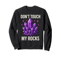 Amethyst Addict Healing Crystal Sweatshirt - Fun Novelty Design Men Women - T-Shirt, Sweatshirt, Hoodie