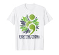 Fight Stigma Mental Health Awareness T-Shirt - Unique Graphic for Adults - T-Shirt, Sweatshirt, Hoodie