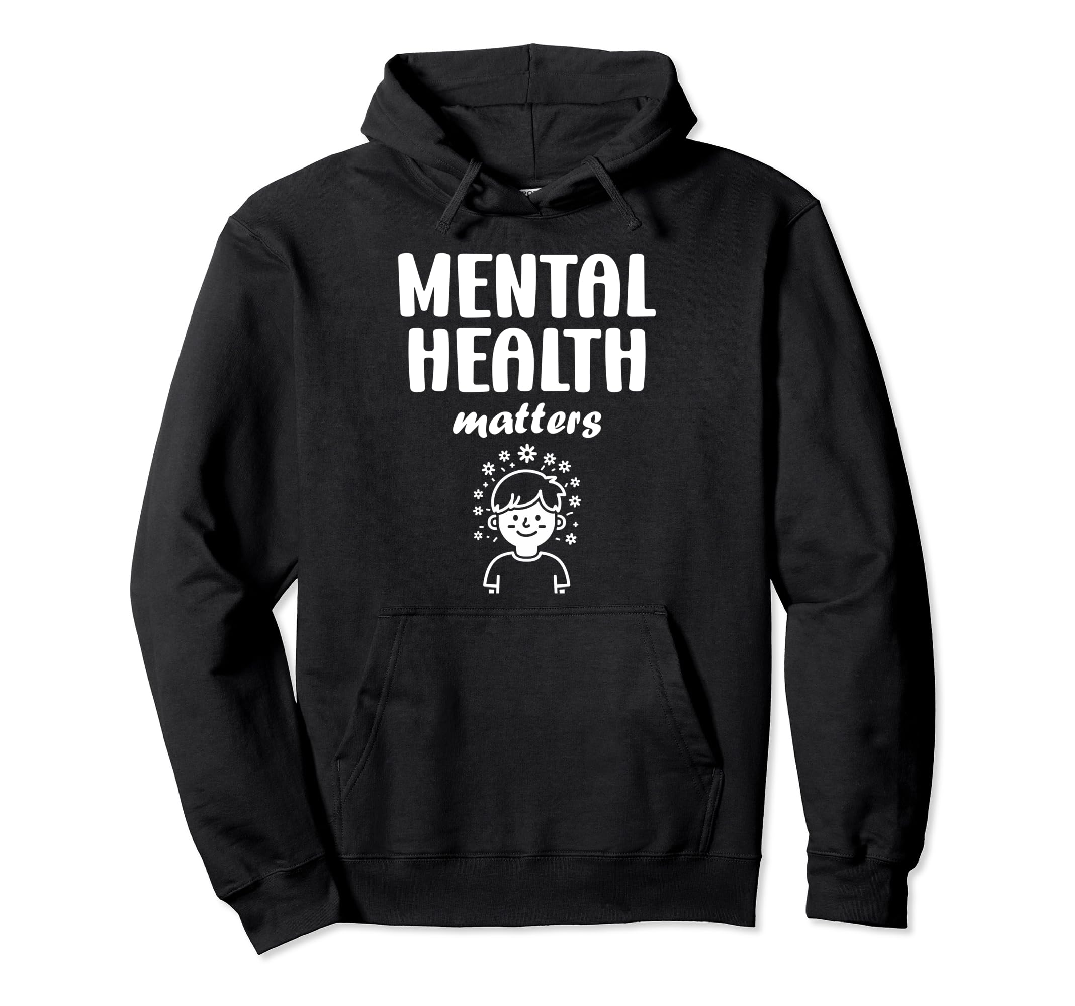 Simple Support Brain Illness Mental Hoodie - Streetwear Style Unisex - T-Shirt, Sweatshirt, Hoodie