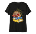 Adorable Hedgehog Book Nerd Animal T-Shirt - Aesthetic Graphic for Adults - T-Shirt, Sweatshirt, Hoodie