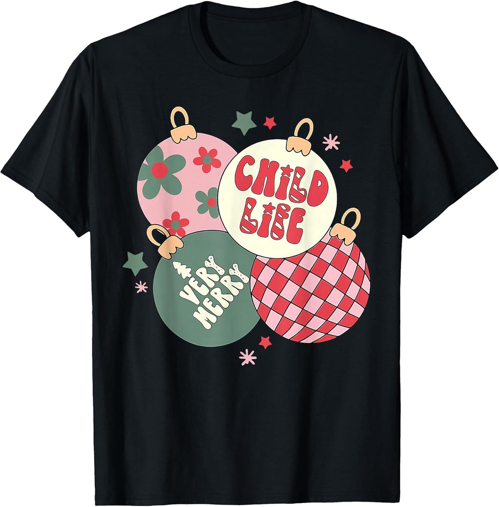 Christmas Child Life Specialist CLS Play Therapy Unisex T-shirt, Sweatshirt, Hoodie, Long Sleeve Tee - T-Shirt, Sweatshirt, Hoodie