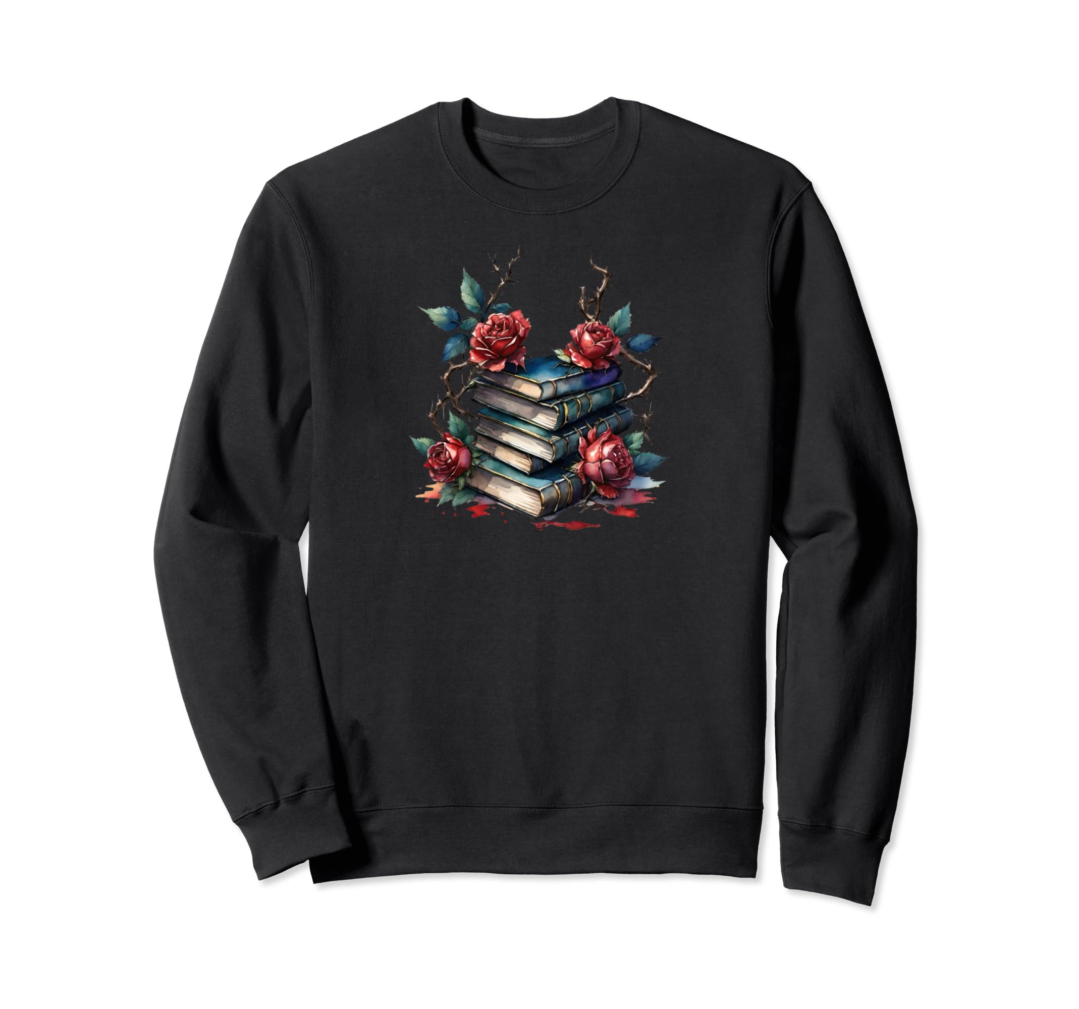 Book Worm Book Stack Reading Addict Sweatshirt - Unique Graphic Men Women - T-Shirt, Sweatshirt, Hoodie