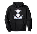 Meditation Goat Yoga Pose Relaxing Animal Hoodie - Streetwear Style Unisex - T-Shirt, Sweatshirt, Hoodie