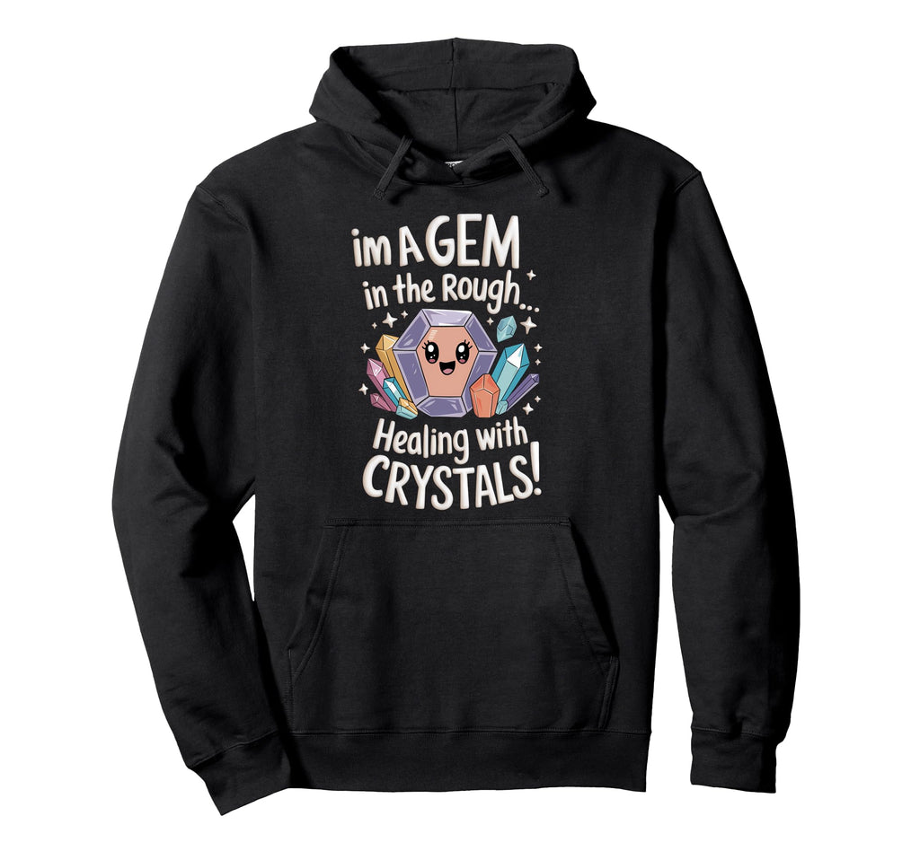 Healing Stone Crystals Energy Spiritual Hoodie - Streetwear Style Unisex - T-Shirt, Sweatshirt, Hoodie