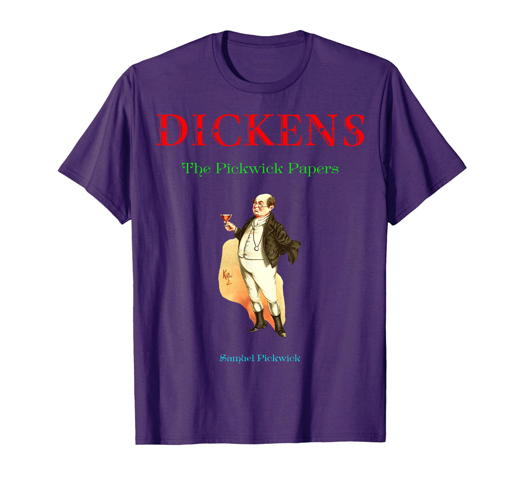 English Literature Dickens Pickwick T-Shirt - Aesthetic Graphic for Adults - T-Shirt, Sweatshirt, Hoodie