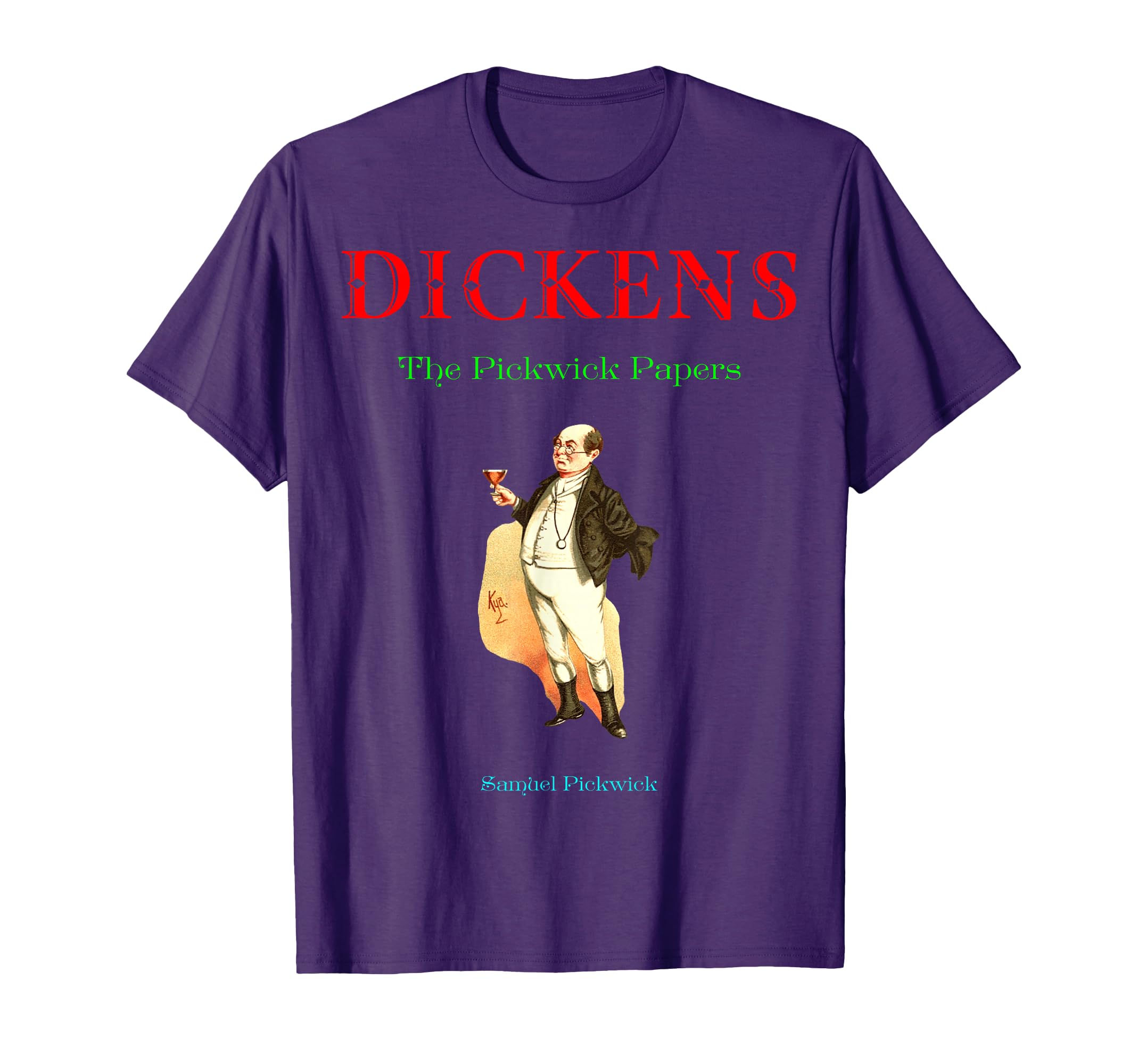 English Literature Dickens Pickwick T-Shirt - Aesthetic Graphic for Adults - T-Shirt, Sweatshirt, Hoodie