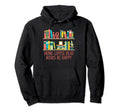 Drink Coffee Read Books Reading Bookworm Hoodie - Streetwear Style Unisex - T-Shirt, Sweatshirt, Hoodie