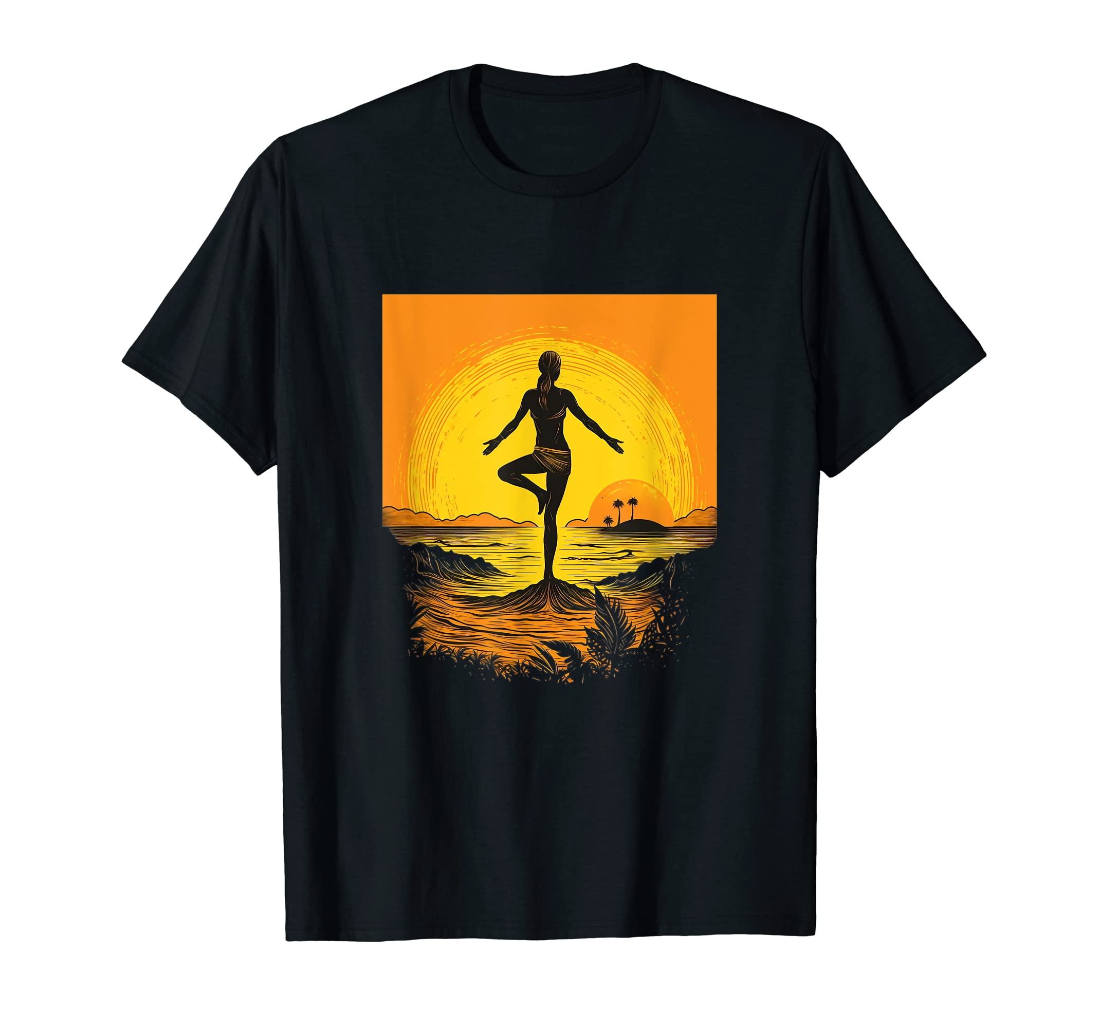 Yoga Yogi Beach Spiritual T-Shirt - Casual Everyday Wear Men Women - T-Shirt, Sweatshirt, Hoodie