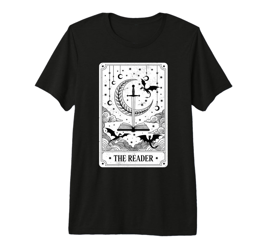 Reader Tarot Card Bookworm Books T-Shirt - Streetwear Style for Adults - T-Shirt, Sweatshirt, Hoodie