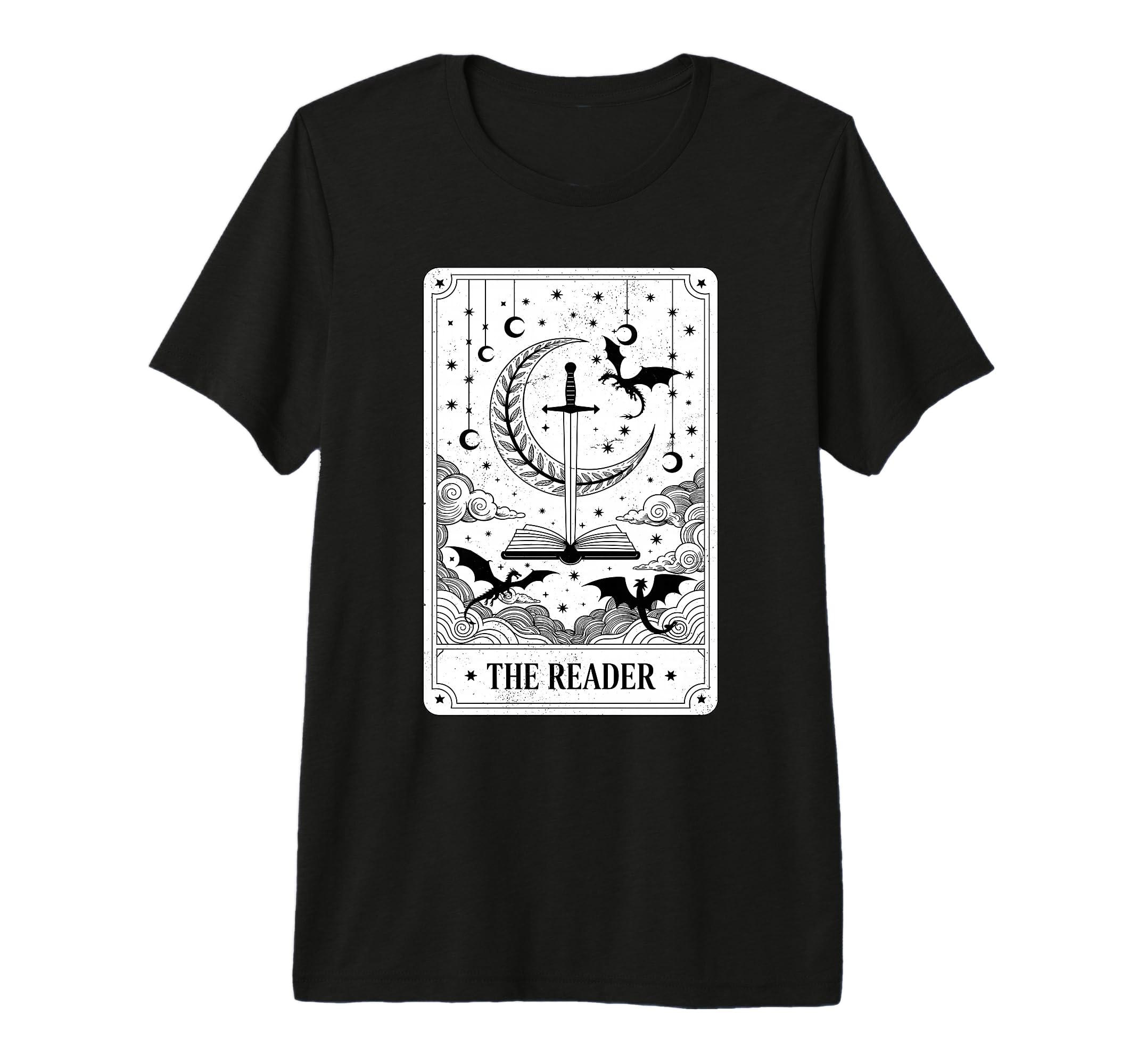 Reader Tarot Card Bookworm Books T-Shirt - Streetwear Style for Adults - T-Shirt, Sweatshirt, Hoodie