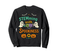 Halloween Stem Science Teacher Sweatshirt - Minimalist Print for Adults - T-Shirt, Sweatshirt, Hoodie