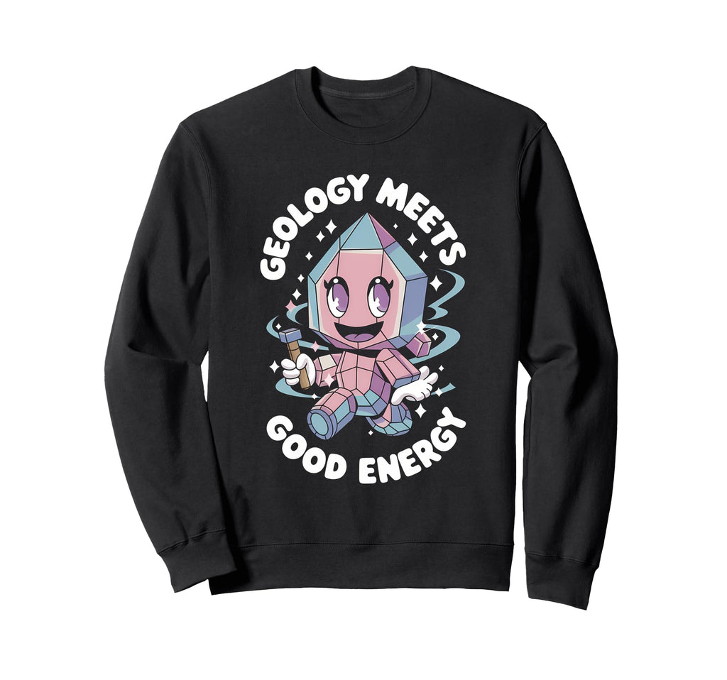 Healing Stone Crystals Energy Sweatshirt - Novelty Apparel Unisex - T-Shirt, Sweatshirt, Hoodie