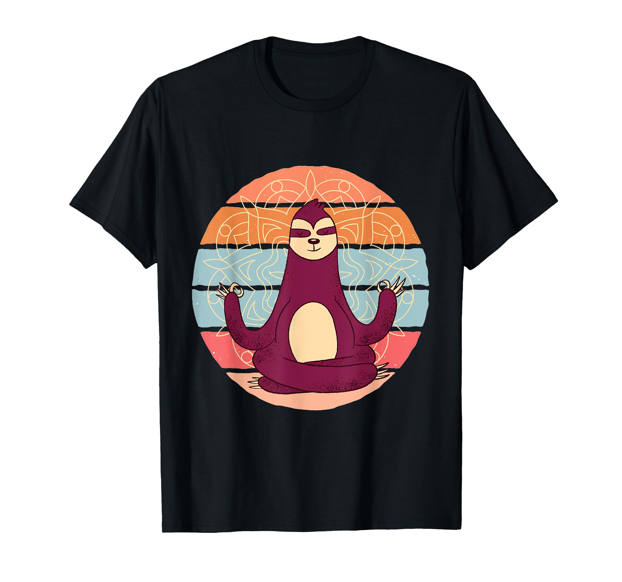 Sloth Meditation Yoga Mindfulness T-Shirt - Streetwear Style Men Women - T-Shirt, Sweatshirt, Hoodie