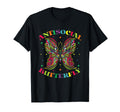 Antisocial Butterfly T-Shirt - Custom Art Print Unisex - T-Shirt, Sweatshirt, Hoodie