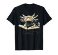 Axolotl Glasses Reading Book Librarian T-Shirt - Streetwear Style Unisex - T-Shirt, Sweatshirt, Hoodie