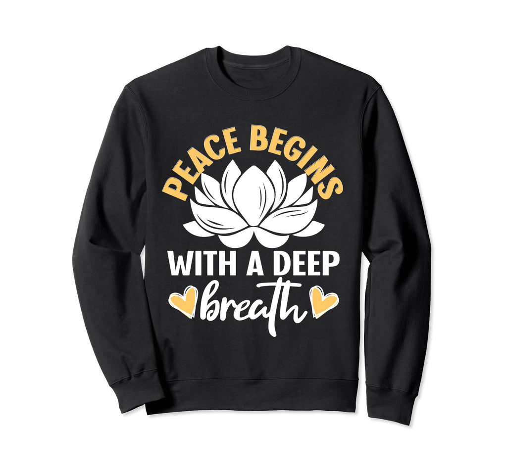 Meditation Yoga Spiritual Peace Sweatshirt - Streetwear Style Unisex - T-Shirt, Sweatshirt, Hoodie
