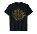 Elegant Floral Brain Lotus Spiritual T-Shirt - Fun Novelty Design Unisex - T-Shirt, Sweatshirt, Hoodie