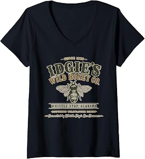 Women's Idgies Wild Honey Co Whistle Stop Alabama Bee Charmer Retro V-Neck T-Shirt Unisex T-shirt, Sweatshirt, Hoodie, Long Sleeve Tee - T-Shirt, Sweatshirt, Hoodie
